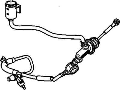Cadillac CTS Clutch Master Cylinder - 24245109