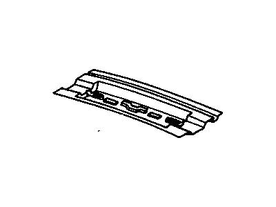 20551533 GM Windshield Header Illustration 1 of 1
