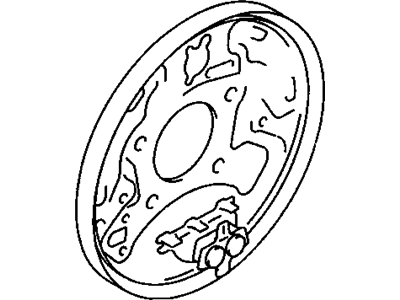 1985 Chevy Nova Brake Dust Shields - 94841077