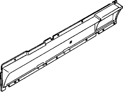 GM 25081549 Lens, Instrument Cluster 25081549 GM Lens, Instrument Cluster Illustration 1 of 1