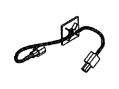 Pontiac 88973825 CABLE,DIGITAL RADIO ANTENNA(COAXIAL)(INCLUDES RETAINER'S)(674MM LONG)