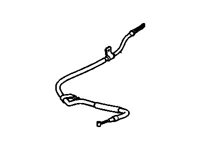 Saturn Parking Brake Cable - 25899213