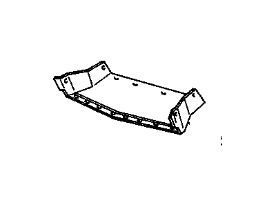 Chevy 14078642 Lower Baffle