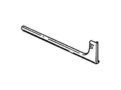 GM 88892178 Rocker Molding, Passenger Side 88892178 GM Rocker Molding, Passenger Side Illustration 1 of 1
