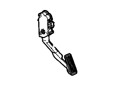 Chevy 15150990 PEDAL,ACCELERATOR(INCLUDES SENSOR)