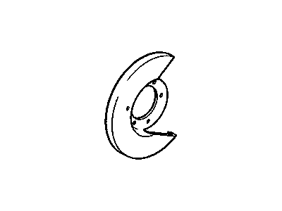 GMC C3500 Brake Backing Plate - 462814