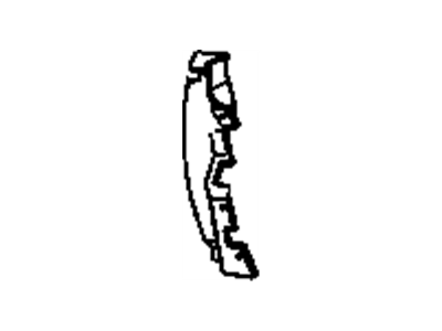 GM 14043596 Sound Absorber, Front Passenger Side 14043596 GM Sound Absorber, Front Passenger Side Illustration 1 of 1
