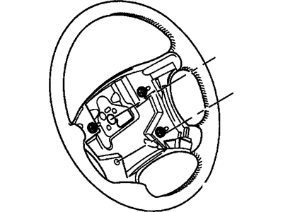 Oldsmobile 16757280 Steering Wheel
