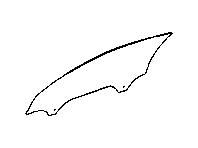 Oldsmobile 25639777 Door Glass
