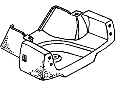 Cadillac 25638739 Trunk Trim Panel