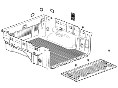 GM 23258992 Liner Package, Cargo Compartment And Floor GM 23258992 Liner Package, Cargo Compartment And Floor