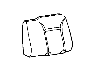 GMC 19121240 COVER,REAR SEAT BACK(PEWTER)