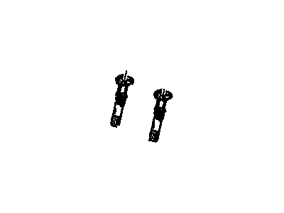 Cadillac 22894450 GUIDE,REAR SEAT HEAD RESTRAINT(INCLUDES 2)(TAN)(SQUARE W/O BUTTON)