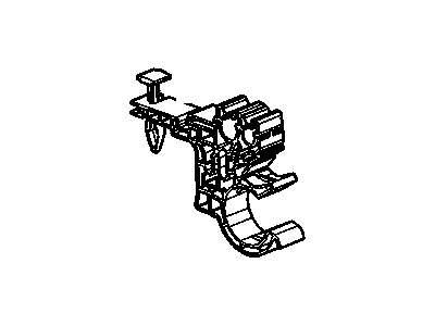 Chevy 11570995 CLIP,FRONT BRAKE PIPE(GRAY/BLACK)(HOLDS (3)6.65,(1)5.0,(1)12.6,(1)9.5 TUBES,& (1)33.0 DIAMETER HARNESS)