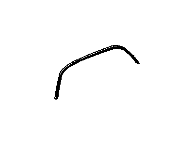 Chevy 10407727 SEAL,REAR COMPARTMENT LIFT WINDOW REAR AUXILIARY(FRONT SECONDARY SEAL)(POSITION #2)(NO TAIL AT END OF SEAL)