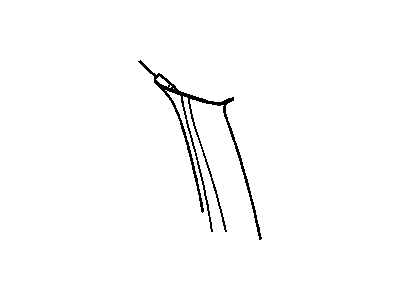 Chevy 15232639 MOLDING,CENTER PILLAR UPPER GARNISH(INCLUDES 4)(GRAY)