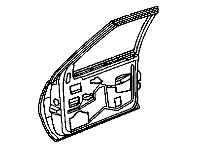 GM 12503299 Door Shell, Front Driver Side GM 12503299 Door Shell, Front Driver Side