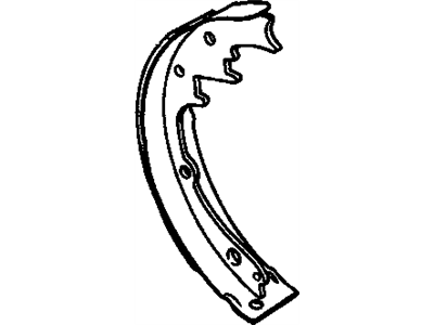 GMC Parking Brake Shoe - 1155270