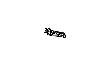 Buick 25519707 Nameplate