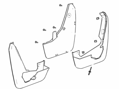 Cadillac 84689678 Mud Guard