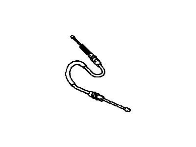 Cadillac 25718831 Rear Cable