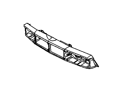 10054958 GM Header Panel, Front Illustration 1 of 1