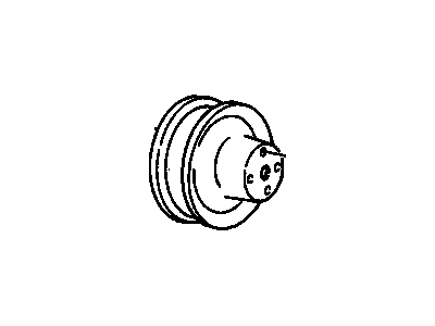 GM 10154637 Pulley, Fan And Coolant Pump