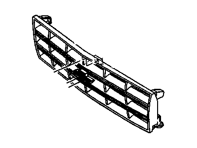 Chevy S10 Blazer Grille - 15653680