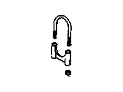 Pontiac 15973623 CLAMP, SADDLE TYPE (FITS 50.80MM/2.00)