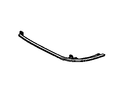GM 25529766 Molding, Black, Passenger Side GM 25529766 Molding, Black, Passenger Side