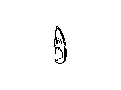 1635212 GM Sound Absorber, Passenger Side Illustration 1 of 1
