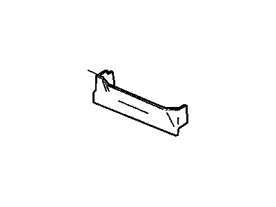 GM 15975741 Adjust Cover, Gray, Outer Passenger Side 15975741 GM Adjust Cover, Gray, Outer Passenger Side Illustration 1 of 1