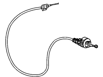 Pontiac 22605203 CABLE,AUTOMATIC TRANSMISSION PARKING LOCK(W/BTSI SOLENOID)