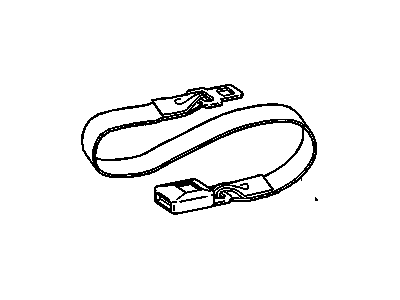 GM 12514192 Extension Kit, Seat Belt, Black GM 12514192 Extension Kit, Seat Belt, Black