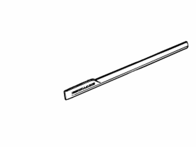 Cadillac 84663387 MOLDING,FRONT SIDE DOOR(INCLUDES 8,10)(BLACK)