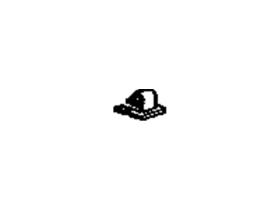 Pontiac 3866187 CLIP,OPEN LOOP,.44 DIAMETER,RUBBER COAT(PARKING BRAKE FRONT CABLE)