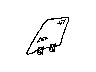 Oldsmobile 25640130 Door Glass