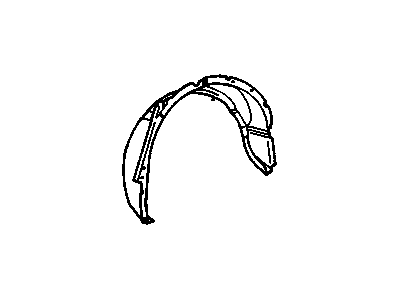 20476148 GM Outer Wheelhouse, Passenger Side Illustration 1 of 1