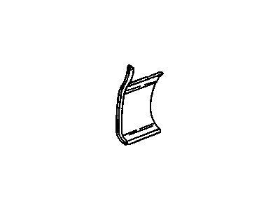 10077316 GM Lower Panel, Rear Outer Passenger Side Illustration 1 of 1