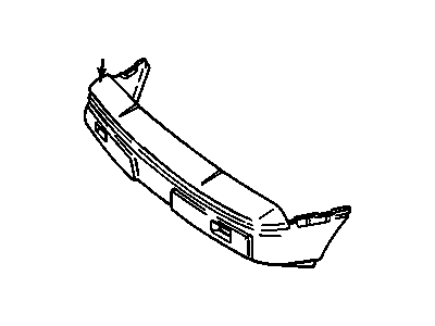 Pontiac Fiero Bumper - 10032432