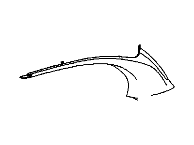 GM 21302366 Upper Molding, Passenger Side GM 21302366 Upper Molding, Passenger Side