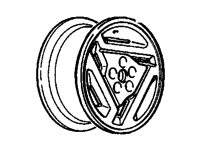 Pontiac Grand Am Spare Wheel - 12355882