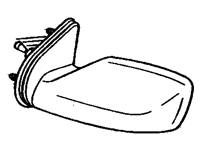 1986 Chevy Spectrum Side View Mirrors - 14084477