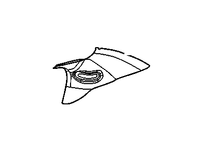 25759462 GM Panel, Rear Quarter Upper (Above Belt) Illustration 1 of 1