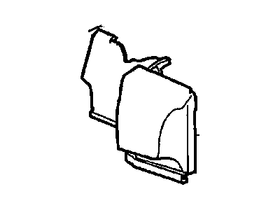 Cadillac 25716322 TRIM,REAR COMPARTMENT SIDE