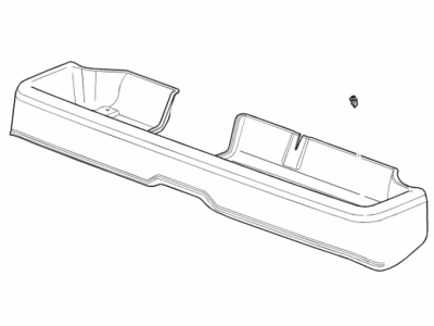 Chevy 84525974 COMPARTMENT,REAR COMPARTMENT FLOOR STOWAGE TRIM(INCLUDES 2,3)(VERY DARK ATMOSPHERE)(INSTALL 0.10)(2.45 KG)