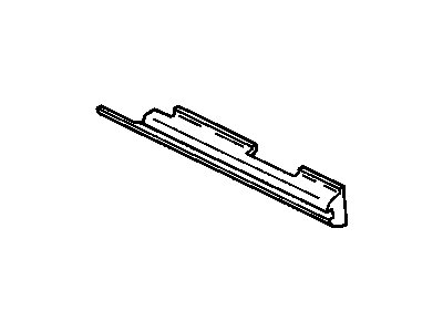 12374995 GM Rocker Molding, Driver Side Illustration 1 of 1