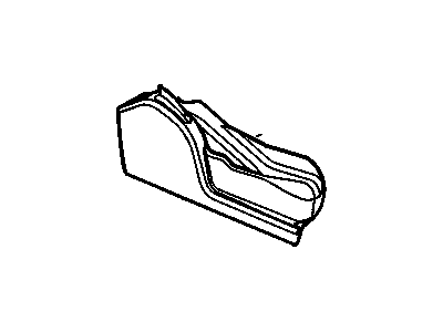 Chevy 12478638 COVER,PASSENGER SEAT RISER FINISH(PEWTER)