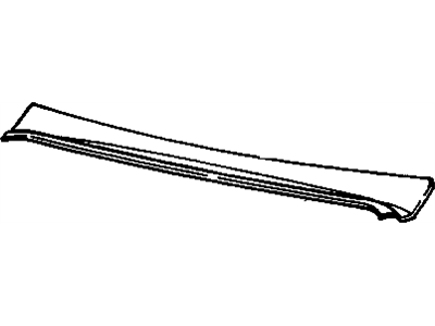 25541181 GM Panel Above Lid, Rear Illustration 1 of 1