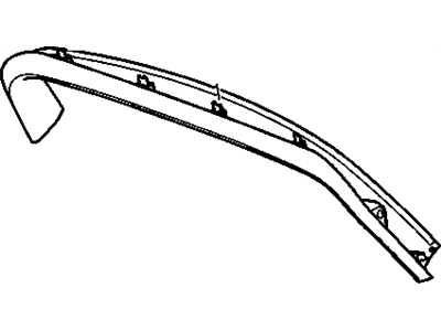 Buick 15873829 PANEL,LIFT GATE UPPER TRIM FINISH(INCLUDES 2)(CASHMERE)(W/O PLUG SYSTEM)